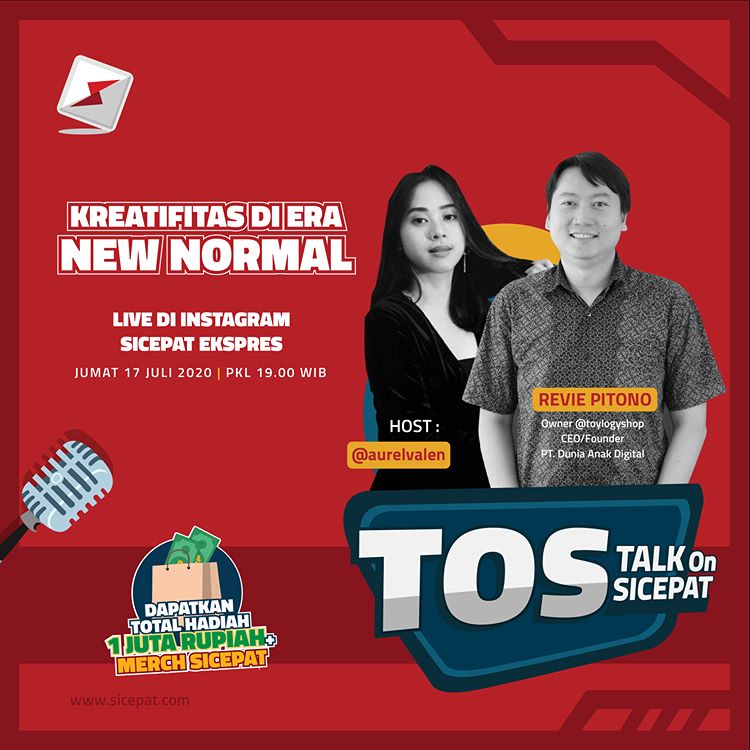 Talk On SiCepat: Kreativitas di Era New Normal