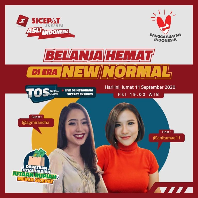 Talk On Sicepat: Belanja Hemat di Era New Normal