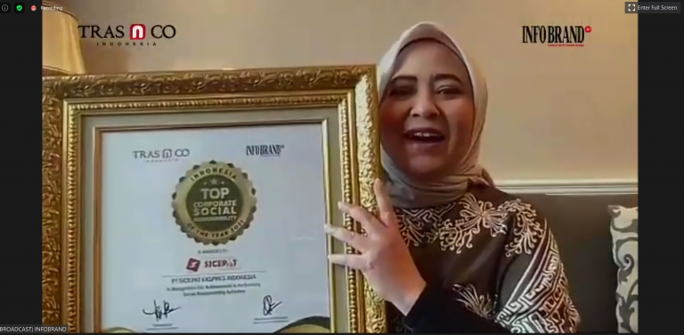 SiCepat Ekspres Raih Penghargaan Top CSR Of The Year 2021