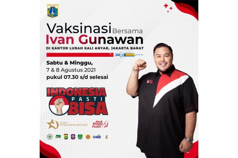 Vaksinasi Gratis Bersama Ivan Gunawan Di Kali Anyar