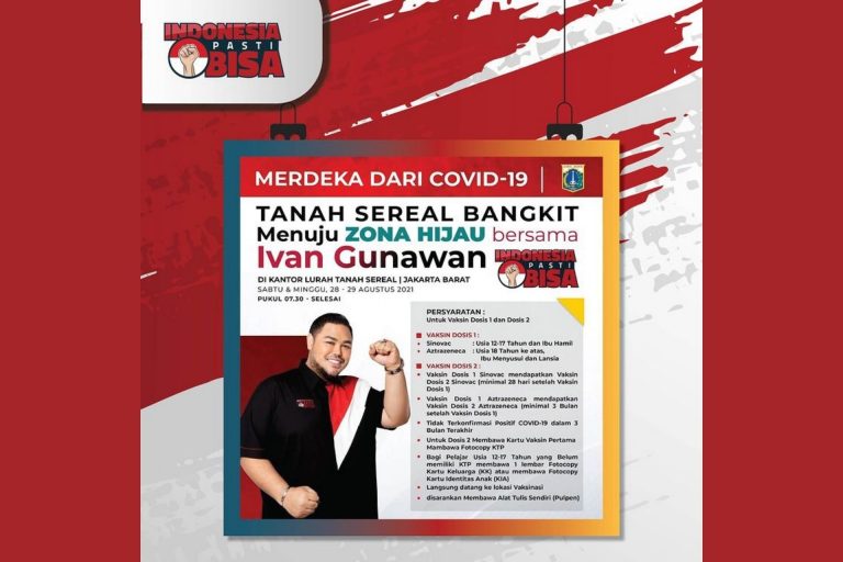 Vaksinasi Ivan Gunawan: Tanah Sereal Menuju Zona Hijau