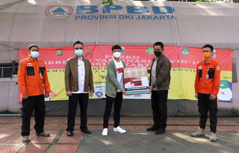 #Indonesiapastibisa Salurkan Bantuan Ke BPBD DKI Jakarta