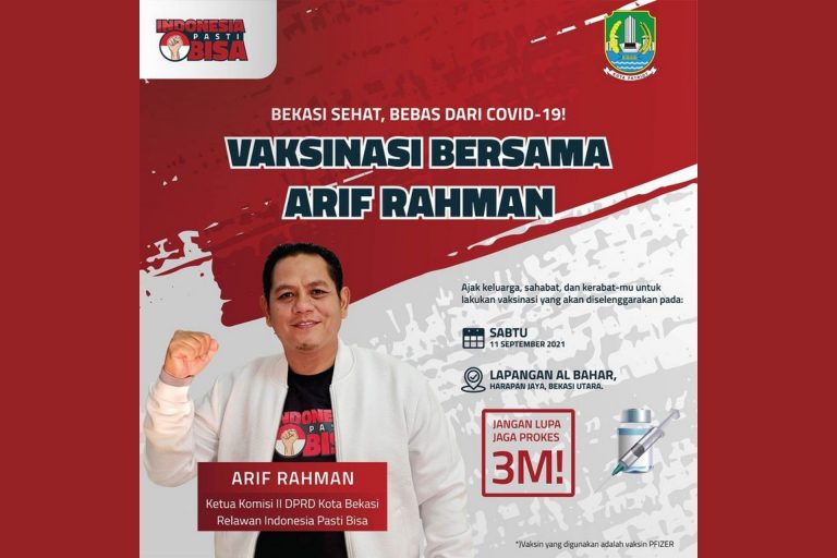 Vaksin Indonesia Pasti Bisa Bersama Arif Rahman