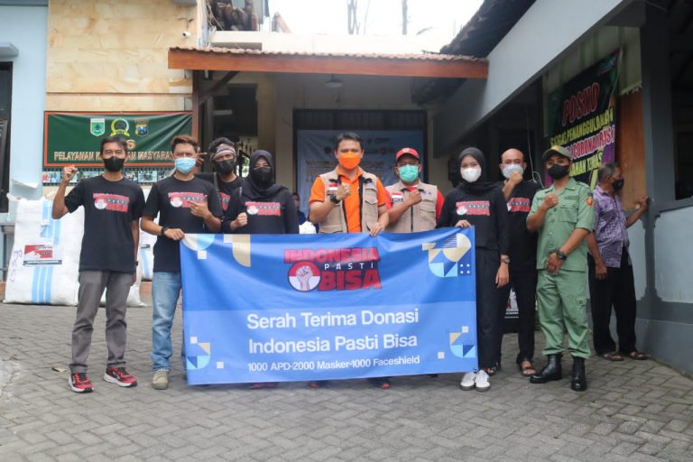 Indonesia Pasti Bisa Salurkan APD, Masker, dan Face Shield ke Kota Batu, Malang.