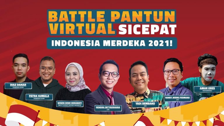 Battle Pantun Virtual SiCepat Indonesia Merdeka 2021