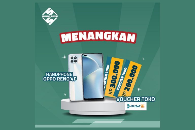 SiCepat x Pusat17 Bagi-bagi Oppo Reno 4F