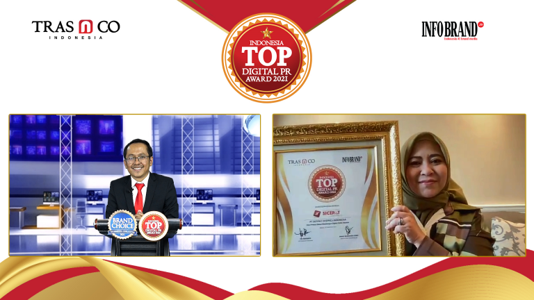 Sicepat Ekspres Raih Penghargaan Top Digital Public Relation Award 2021