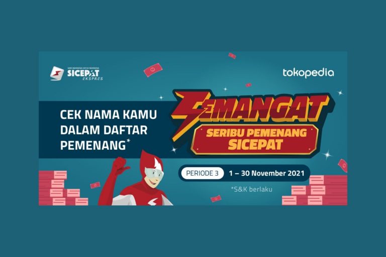 Pemenang SEMANGAT Tokopedia Periode 3