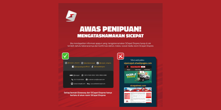 Waspada Penipuan Atas Nama SiCepat