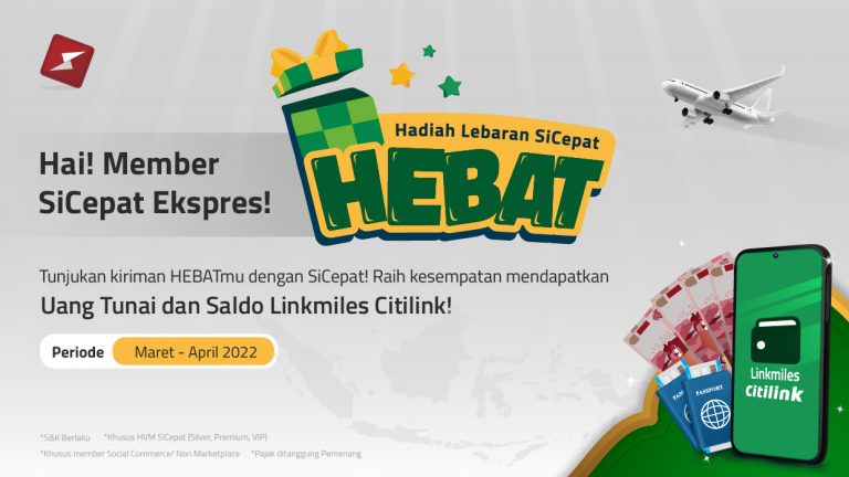 Program HEBAT (Hadiah Lebaran SiCepat) Khusus Seller Non-Marketplace