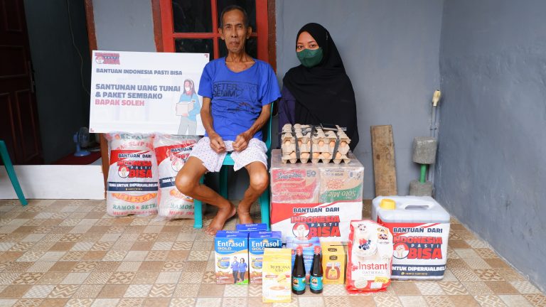 Indonesia Pasti Bisa Berikan Bantuan Sembako dan Uang Tunai untuk Kakek Soleh