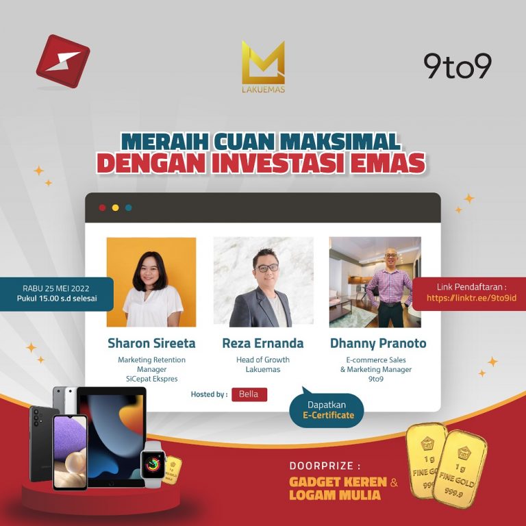 Meraih Cuan Maksimal untuk Investasi Emas Lewat Poin GRES (Gebyar Reward SiCepat)