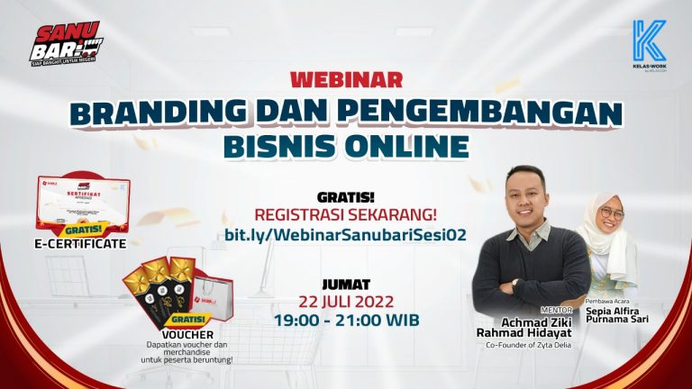 Kenali Pentingnya Strategi Branding Saat Punya Bisnis Online Lewat Webinar Sanubari SiCepat