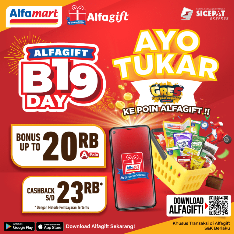 Nikmati Serunya Belanja Hemat dengan Promo Tukar Poin GRES Lewat Aplikasi Alfagift