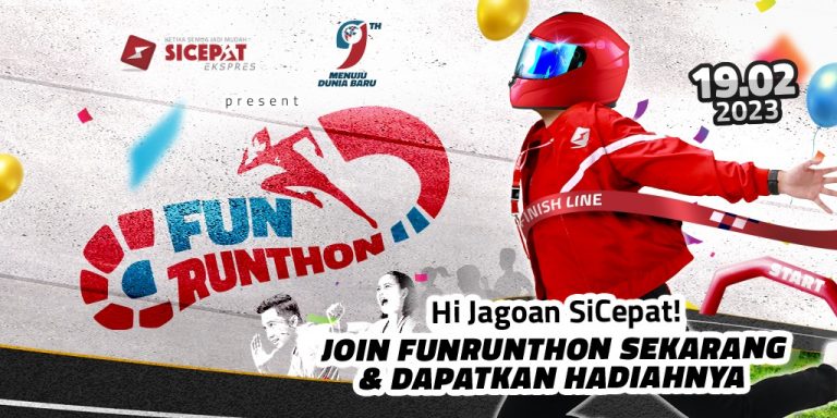 Ayo! Ikuti Keseruan SiCepat FunRunThon 2023, Daftar Sekarang!