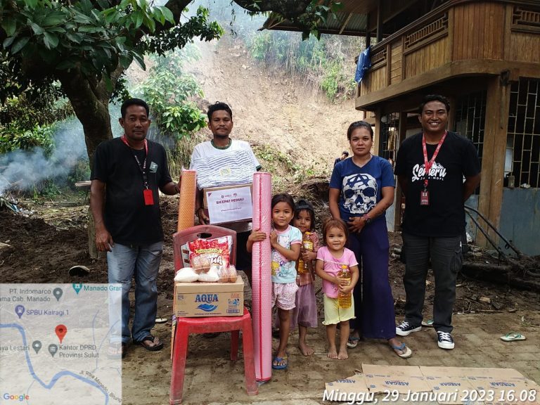 SiCepat Ekspres Berikan Bantuan untuk Karyawan Korban Banjir dan Longsor di Manado