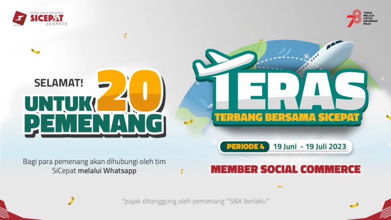 Pengumuman  Pemenang Program TERAS untuk Member Social Commerce