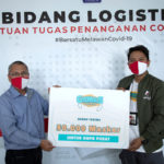 SiCepat Bersama GEMAS Serahkan Masker ke BNPB dan Forum Lembata Memanggil