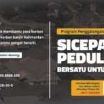 Program Galang Dana “SiCepat Peduli 7th Bersatu Untuk Mudah” Untuk Para Korban Bencana Alam
