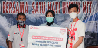 SiCepat Salurkan Bantuan Untuk Korban Banjir NTT