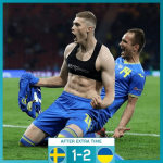 Ukraina Kalahkan Swedia Dengan Skor 2-1
