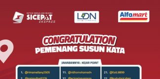 Pemenang Giveaway Voucher Alfamart Kejar Point