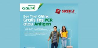 Citilink dan SiCepat Sediakan Gratis Tes PCR atau Antigen untuk Penumpang