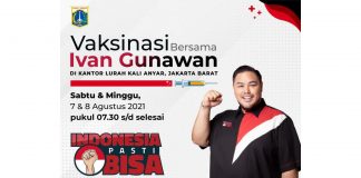 Vaksinasi Gratis Bersama Ivan Gunawan Di Kali Anyar