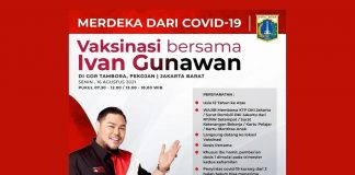 Vaksinasi Merdeka Dari Covid-19 Bersama Ivan Gunawan