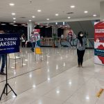 Vaksinasi Bersama Indonesia Pasti Bisa di DMall Depok