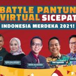 Battle Pantun Virtual SiCepat Indonesia Merdeka 2021