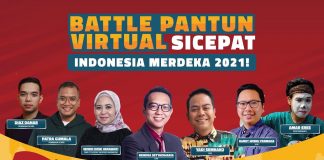 Battle Pantun Virtual SiCepat Indonesia Merdeka 2021