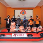 Sicepat Ekspres Berikan Bantuan Perahu Karet ke BPBD Kabupaten Bekasi Untuk Antisipasi Bencana Banjir