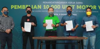 SiCepat Beli 10.000 Unit Motor Listrik Volta