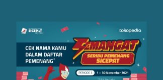 Pemenang SEMANGAT Tokopedia Periode 3