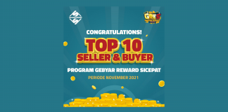 Pemenang TOP 10 Seller & Buyer Program GRES Periode November 2021