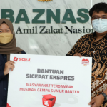 SiCepat Ekspres Berdonasi Melalui Baznas Untuk Masyarakat Terdampak Gempa Sumur Banten