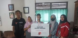 SiCepat Beri Bantuan Kaki Palsu untuk Karyawan Bantuan SiCepat Ekspres kepada Karyawan