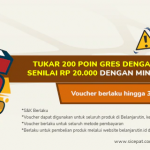 Malas Belanja? Tukar Poin GRES dengan Voucher Belanja Rutin, Saja!