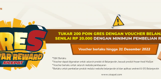 Malas Belanja? Tukar Poin GRES dengan Voucher Belanja Rutin, Saja!