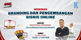 Kenali Pentingnya Strategi Branding Saat Punya Bisnis Online Lewat Webinar Sanubari SiCepat