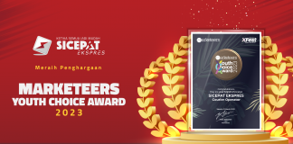 SiCepat Ekspres Raih Marketeers Youth Choice Award (YCA) 2023