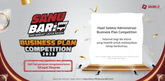 Pengumuman Hasil Seleksi Administrasi Sanubari Business Plan Competition 2023